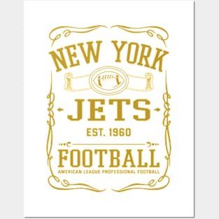 Vintage Jets American Football Posters and Art